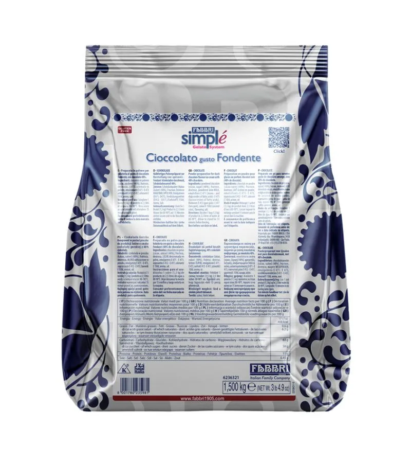 Fabbri Simple Extra Dark Chocolate
